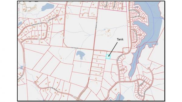 Location Map of Water Tank
