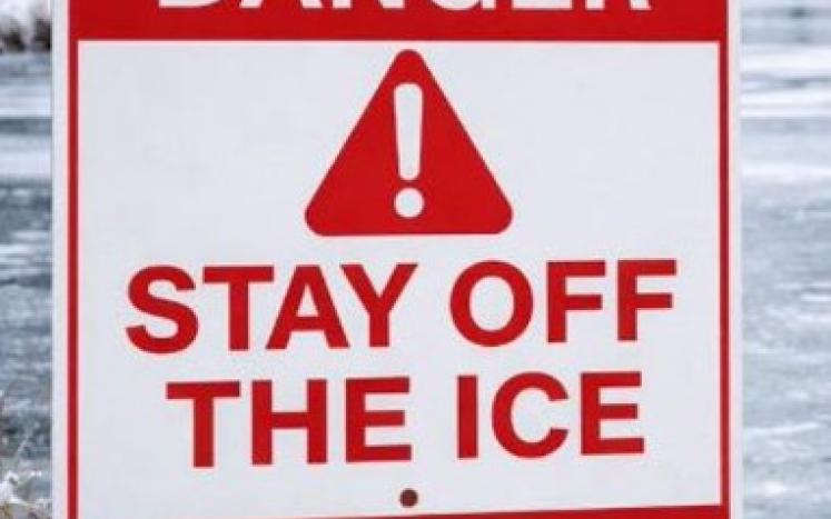 Danger - Stay Off the Ice!