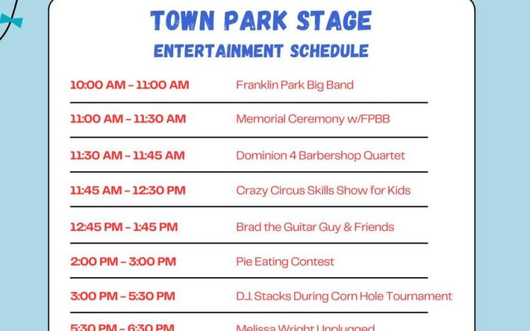 Hometown Festival Musical Lineup